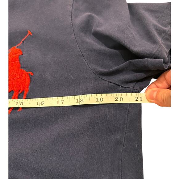 POLO Ralph Lauren Men's Custom Fit Big Red Pony USA Flag #3 T Shirt, size L - Picture 5 of 9